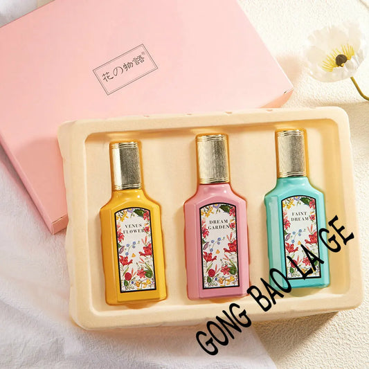 Brand 75ml Women Perfume Gift Box 3PCS